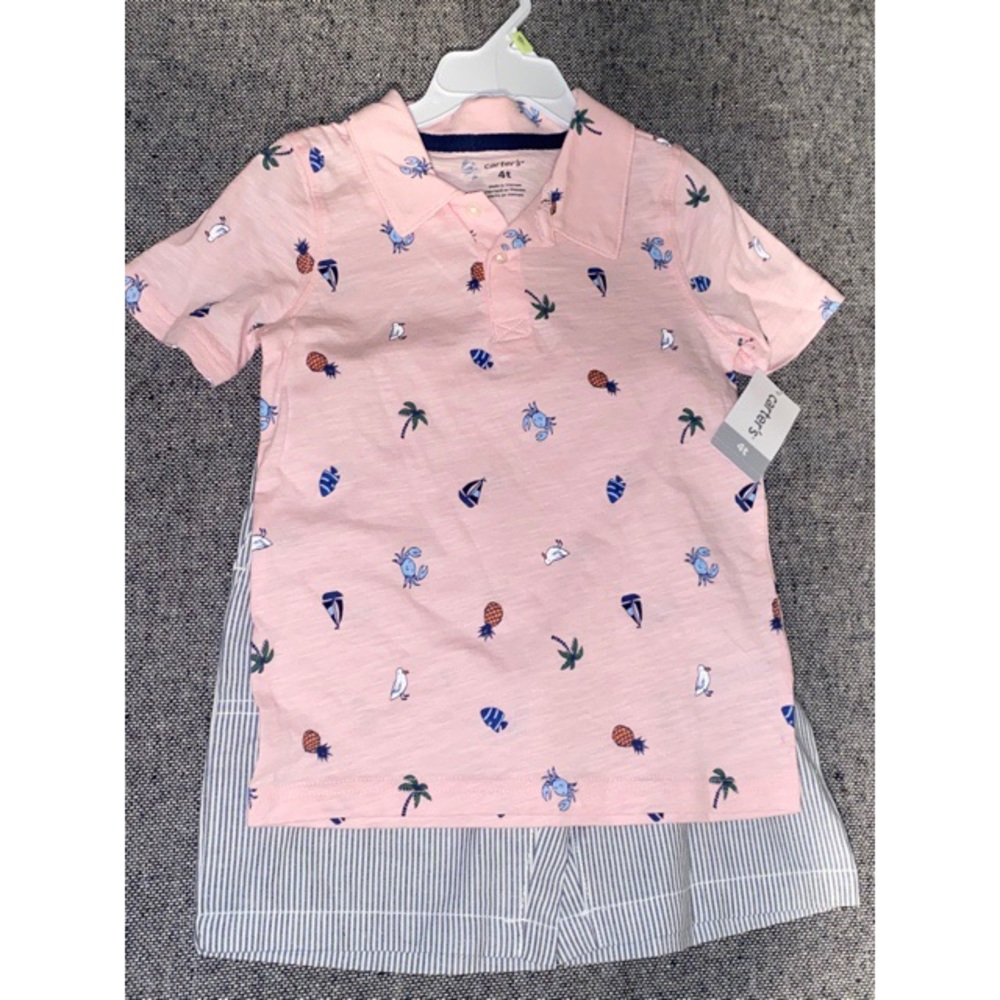 CARTERS boys matching set